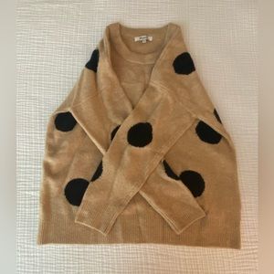 Madewell Polka Dot Crew Neck Sweater - Size S